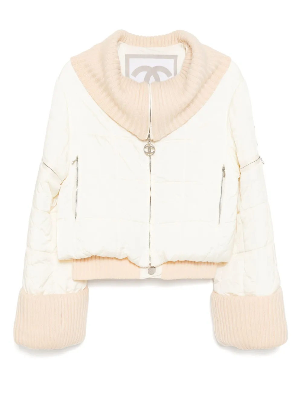 CHANEL Pre-Owned chamarra con cierre 2000 | blanco | Image 1