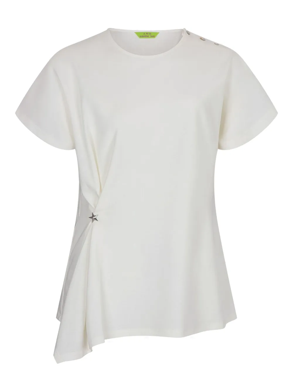 Shanghai Tang playera asimétrica | blanco | Image 1