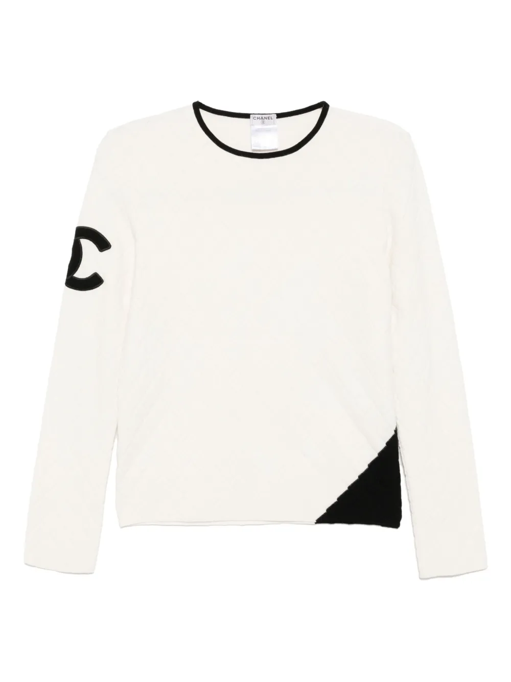 CHANEL Pre-Owned 2005 Cambon Ligue top | White | Image 1
