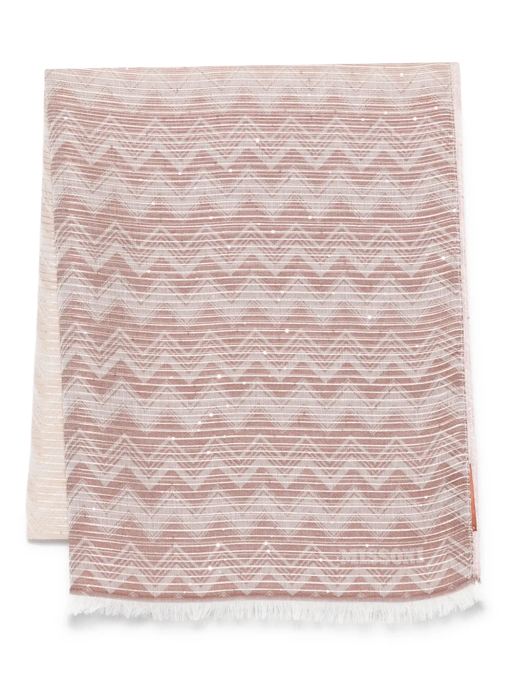 zigzag-woven scarf