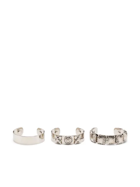 Toga stud bracelets (set of three)
