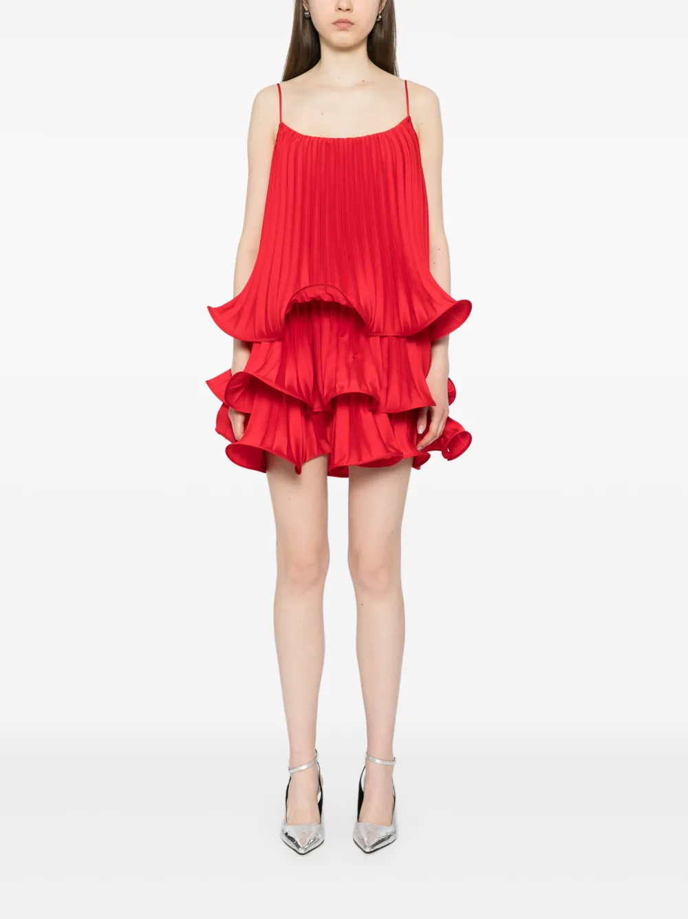 SELEZZA Cecily mini-jurk - Rood