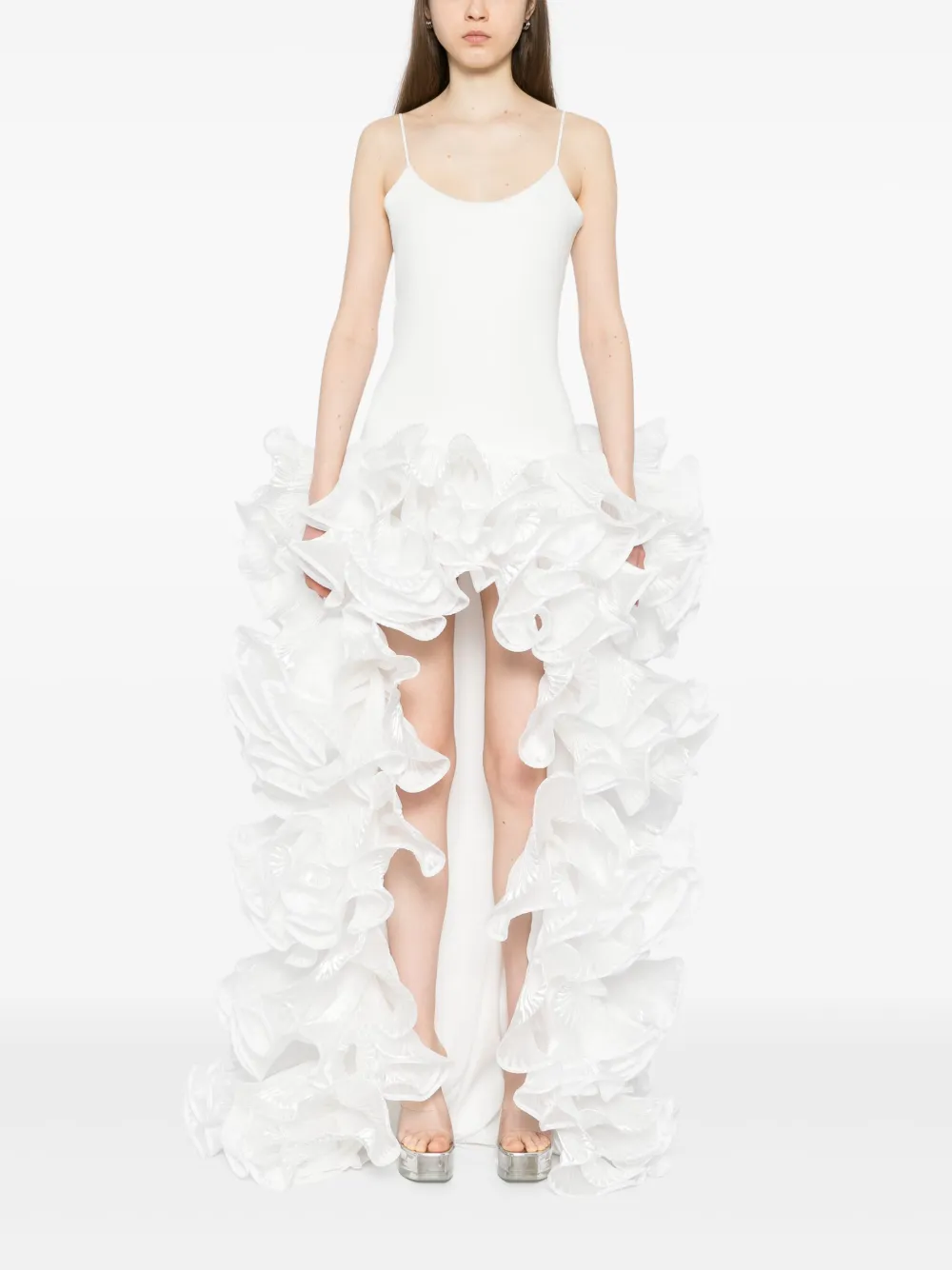 SELEZZA Jacobine maxi-jurk - Wit