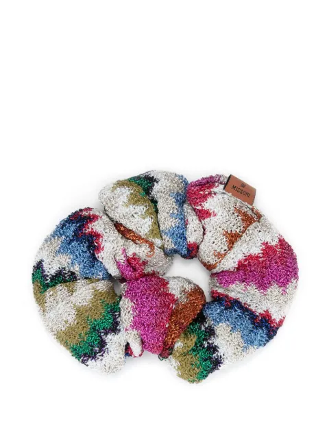 Missoni zigzag scrunchie