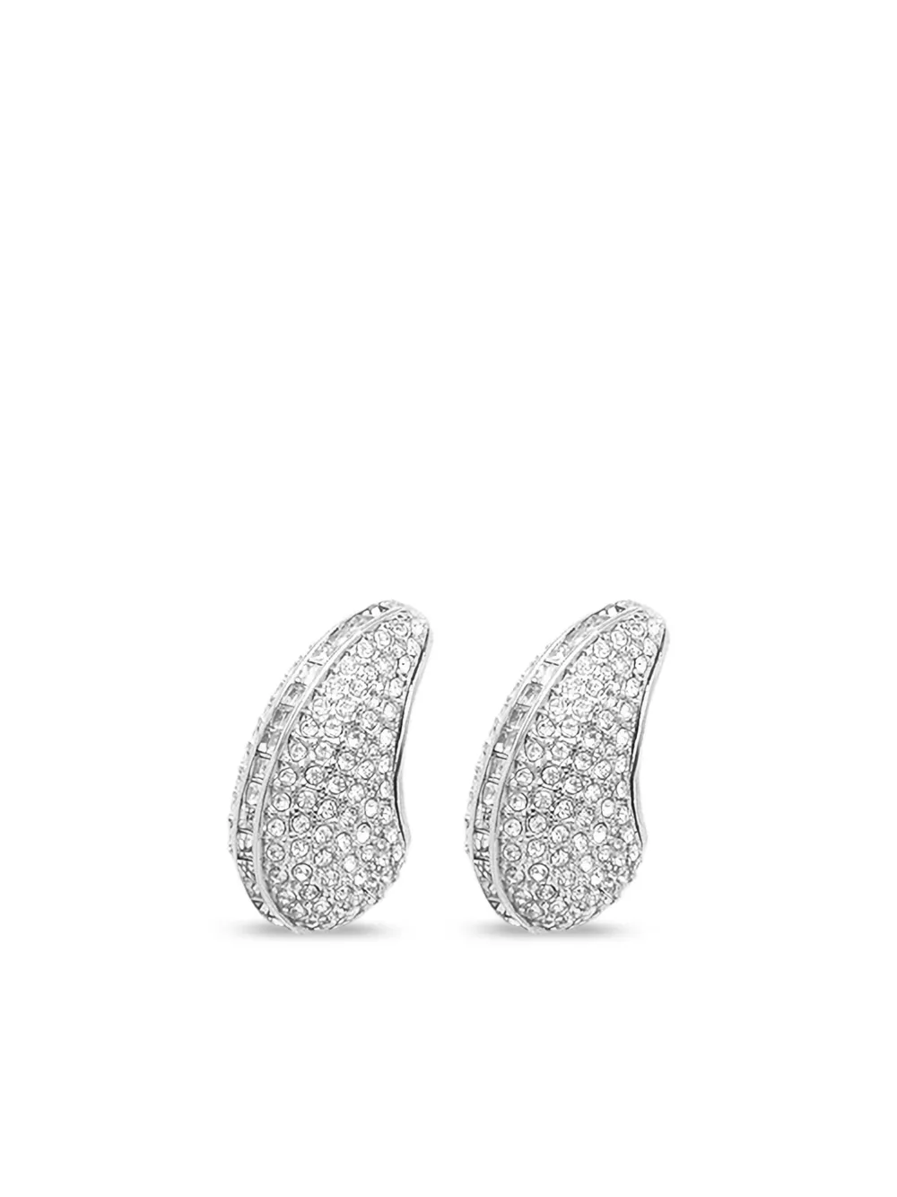 Kurt Geiger Crystal-embellished Earrings In Metallic