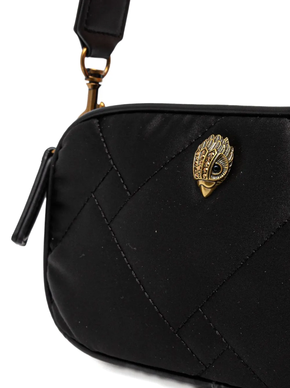 Kurt Geiger Kensington Quilted Crossbody Bag In Black