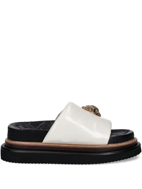 Kurt Geiger London Eagle-motif slides