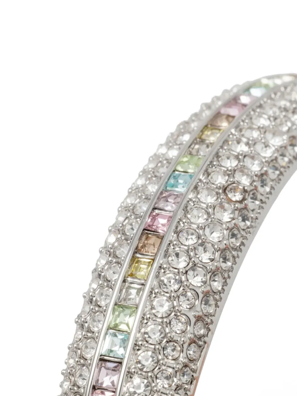 Kurt Geiger Crystal-embellished Bracelet In Silver