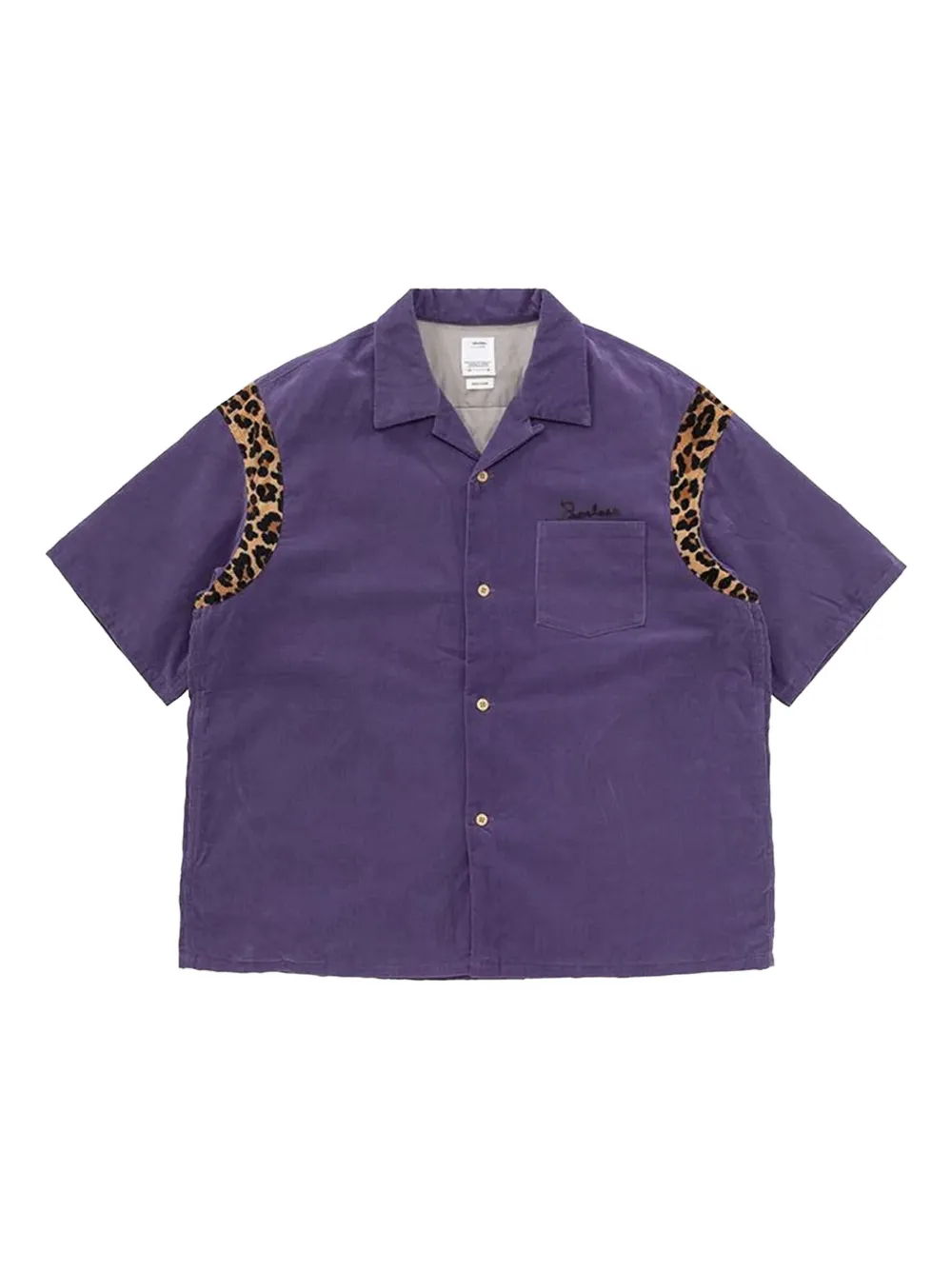 visvim camisa Wallis Down | morado | Image 1