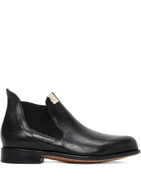 visvim leather chelsea boots