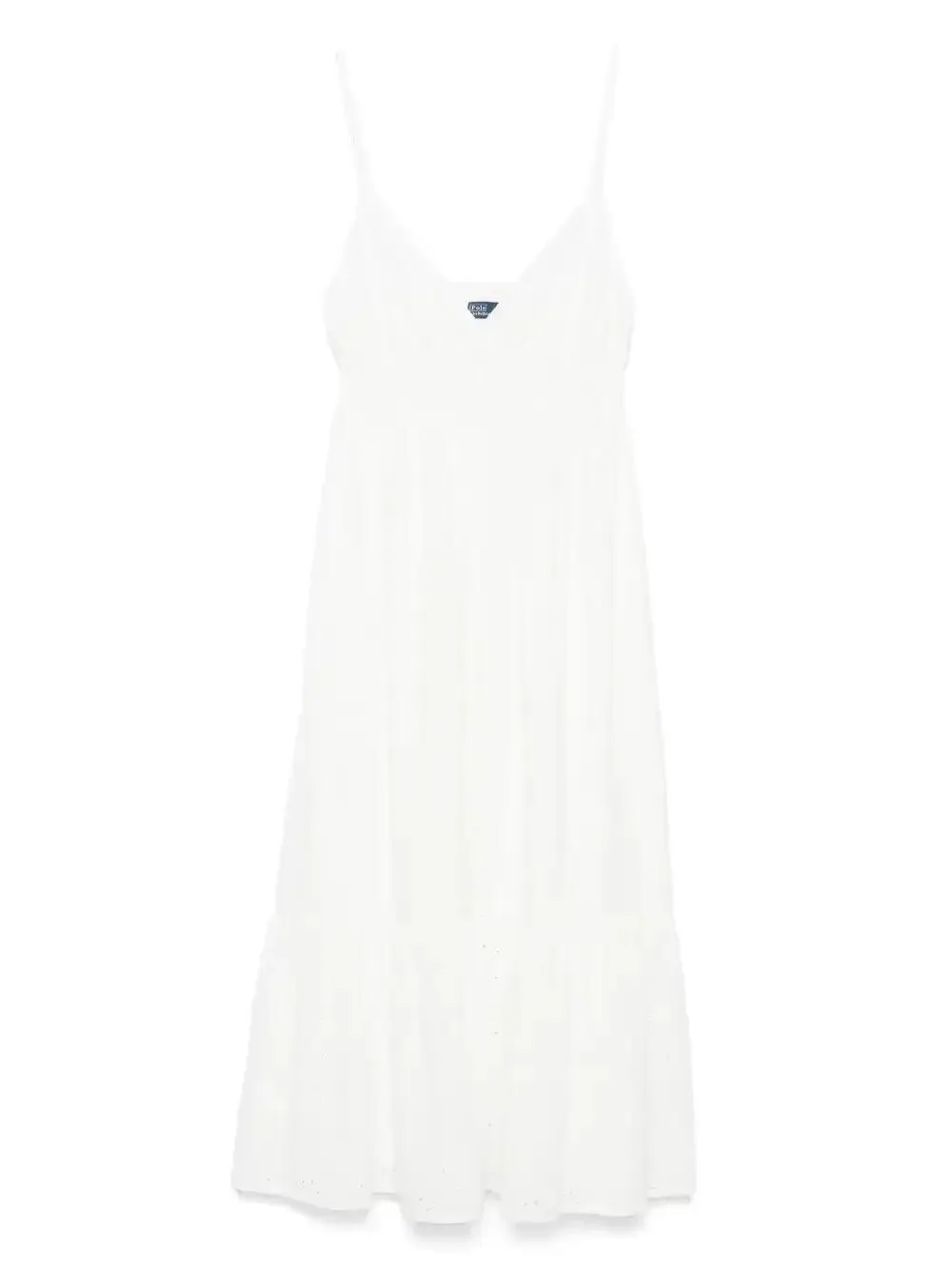 broderie-anglaise midi dress