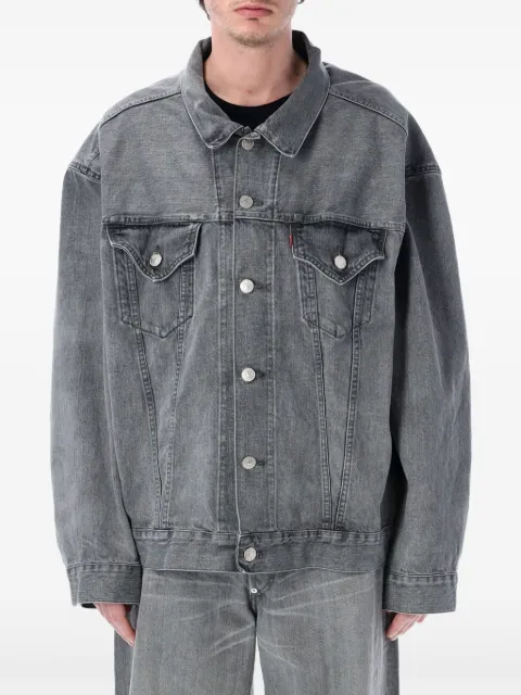Junya Watanabe MAN chamarra trucker de mezclilla
