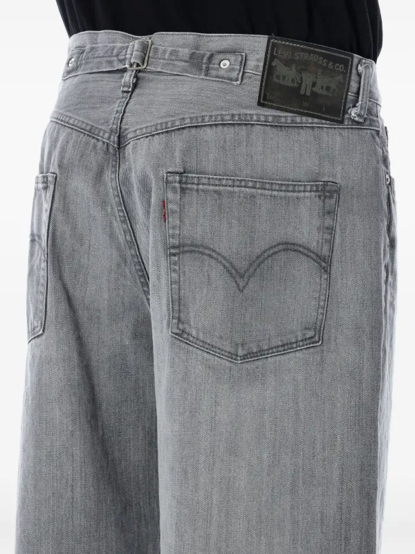 ユウマン Junya Watanabe MAN x Levi's wide-leg Jeans | Grey | FARFETCH