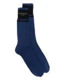 Stone Island logo-print socks - Blue