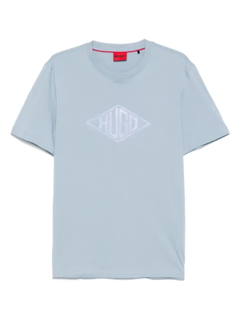HUGO flocked-logo T-shirt