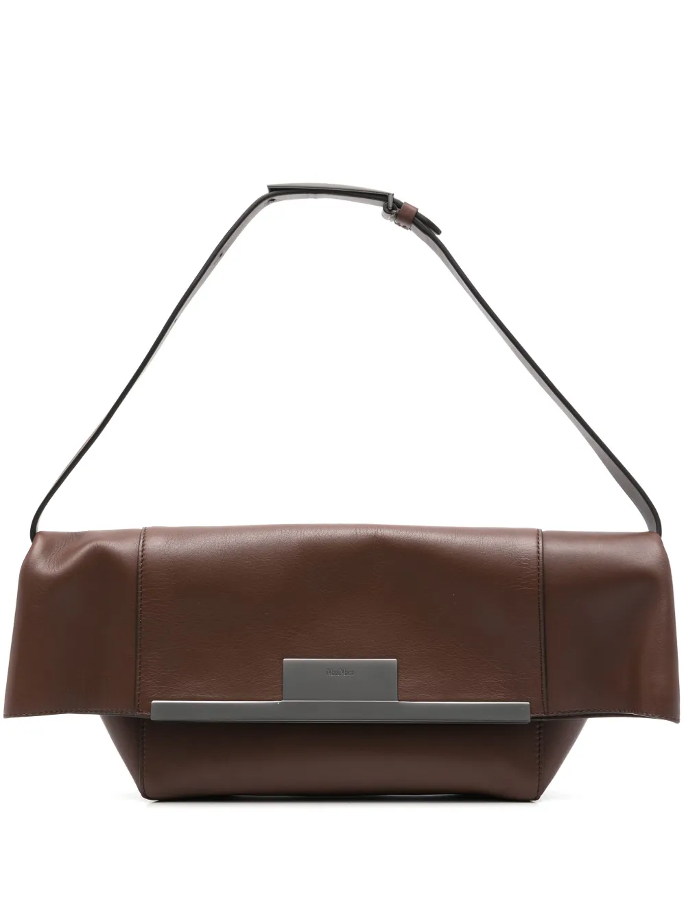 Max Mara small Clasp clutch bag | Brown | Image 1