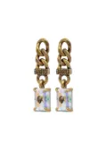 Kurt Geiger London crystal-embellished earrings - Gold