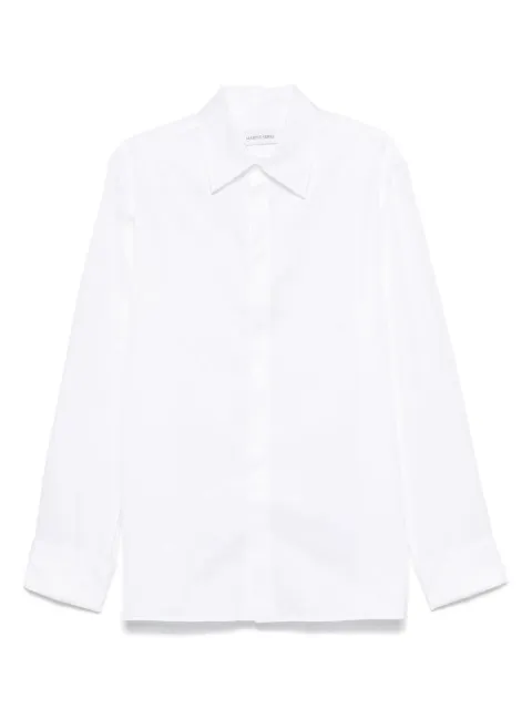 Marine Serre moon-jacquard poplin shirt