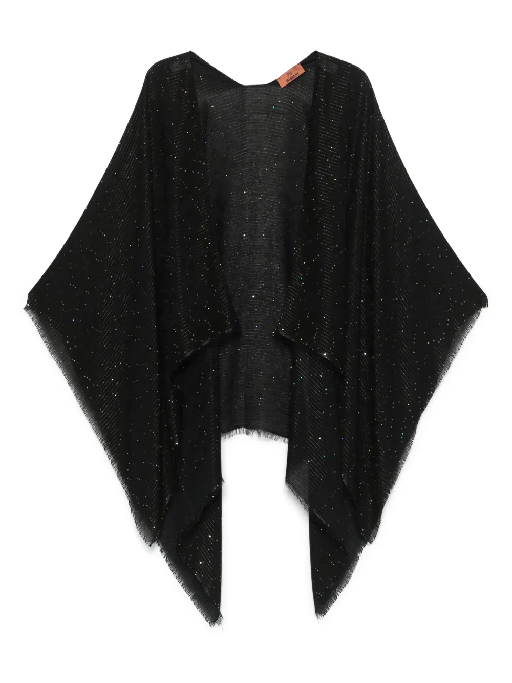 zigzag-woven cape
