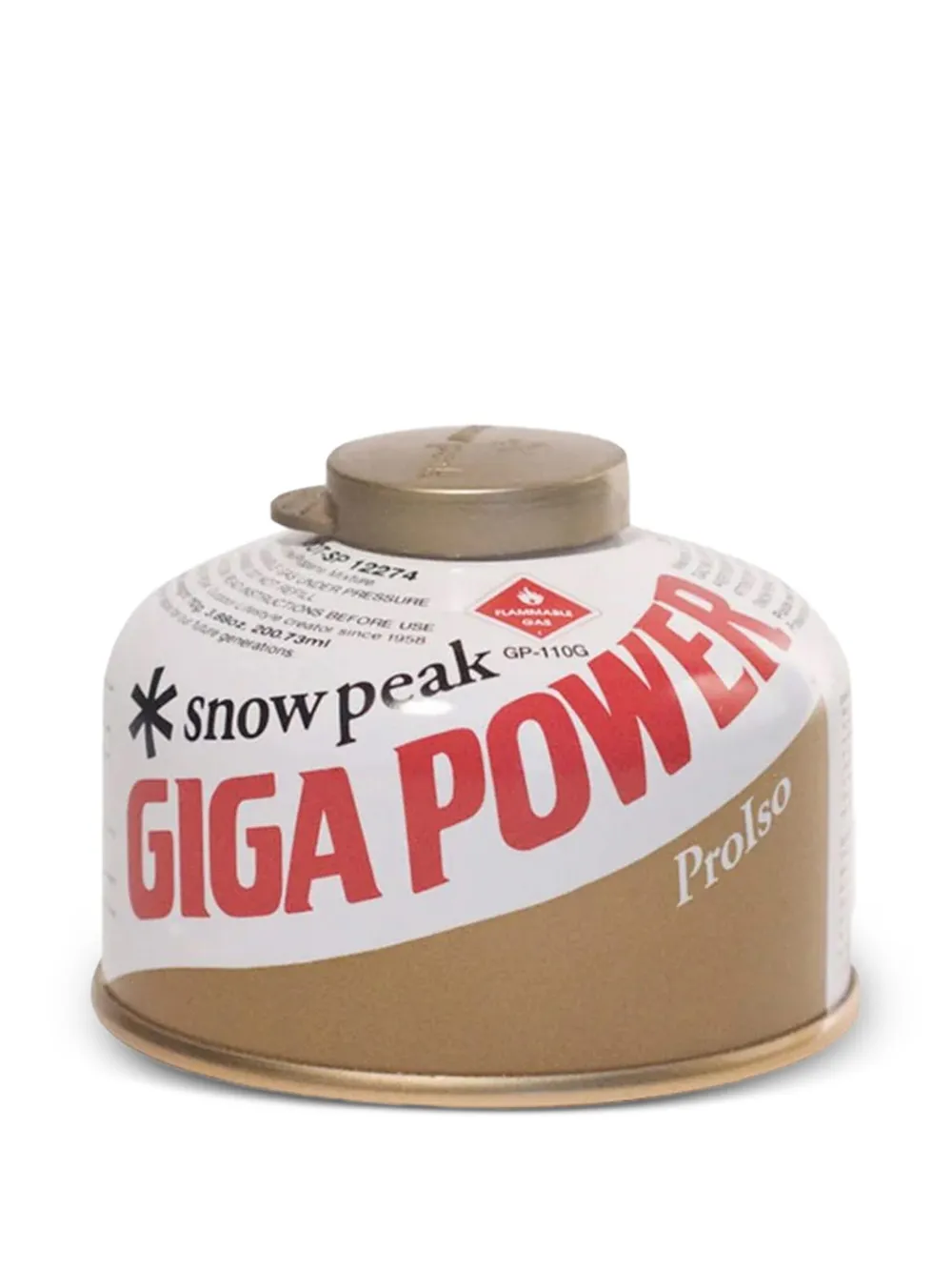 Snow Peak Giga Power キャンプ用燃料 250g - ブラウン Snow Peak Giga Power キャンプ用燃料 250g - ブラウン