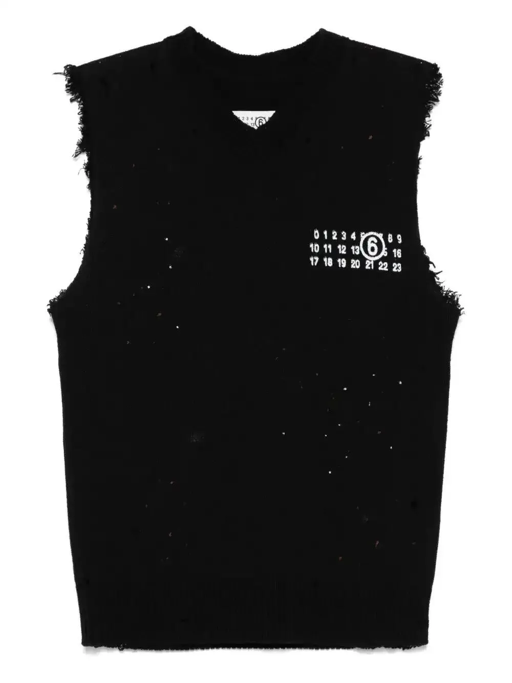 Numbers-print vest