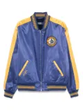 Polo Ralph Lauren logo-patch bomber jacket - Blue