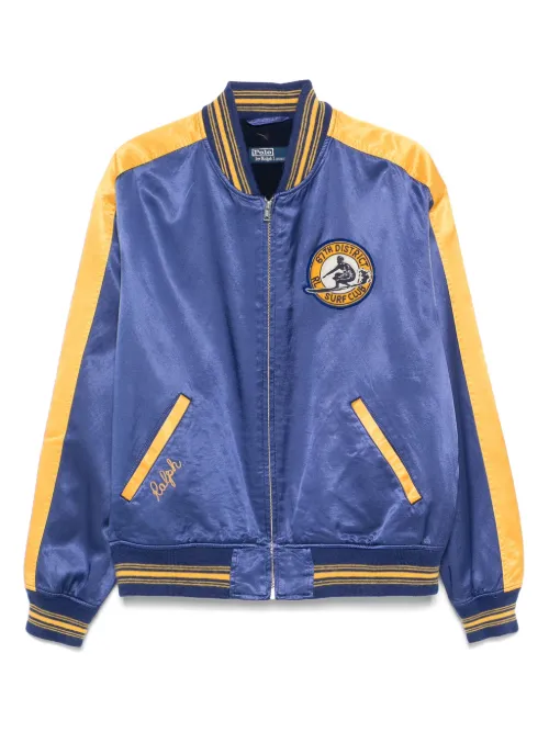 Veste bomber à patch logo - Polo Ralph Lauren - Modalova