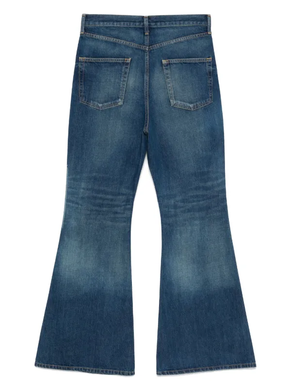 Junya Watanabe MAN Printed Jeans | Blue | FARFETCH