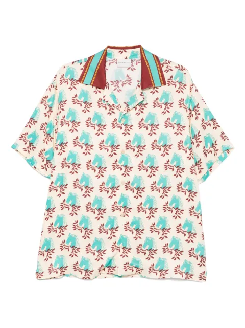 Drôle De Monsieur horse-head print shirt