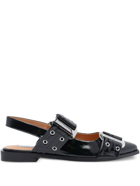 Steve Madden Grand Ave buckle-detail slingback ballet flats
