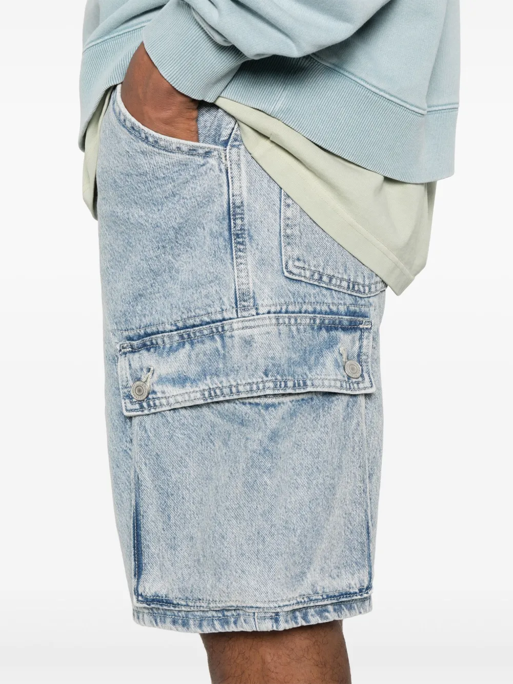 Levi's 478™ denim shorts Blauw
