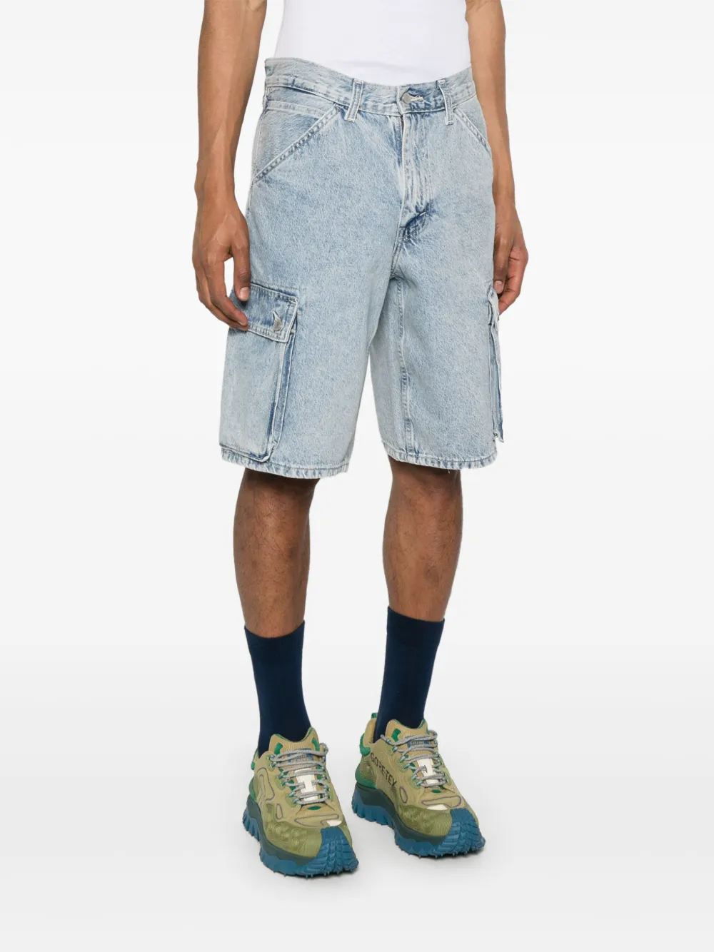 Levi's 478™ denim shorts Blauw