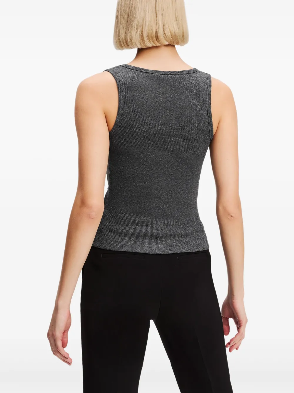 Karl Lagerfeld Tanktop met V-hals Grijs