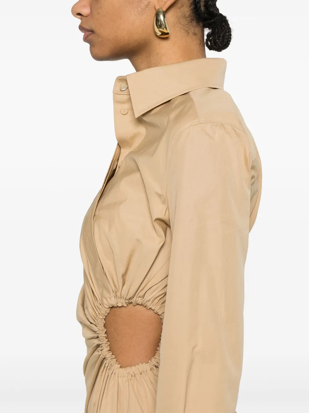 Max Mara Etere midi-jurk Beige