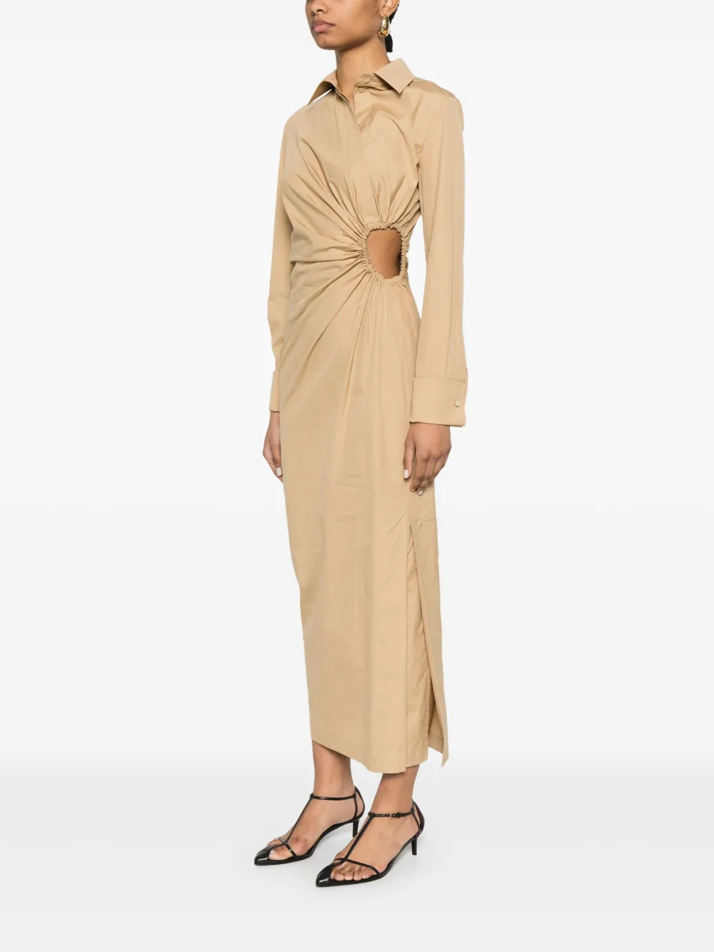 Max Mara Etere midi-jurk Beige