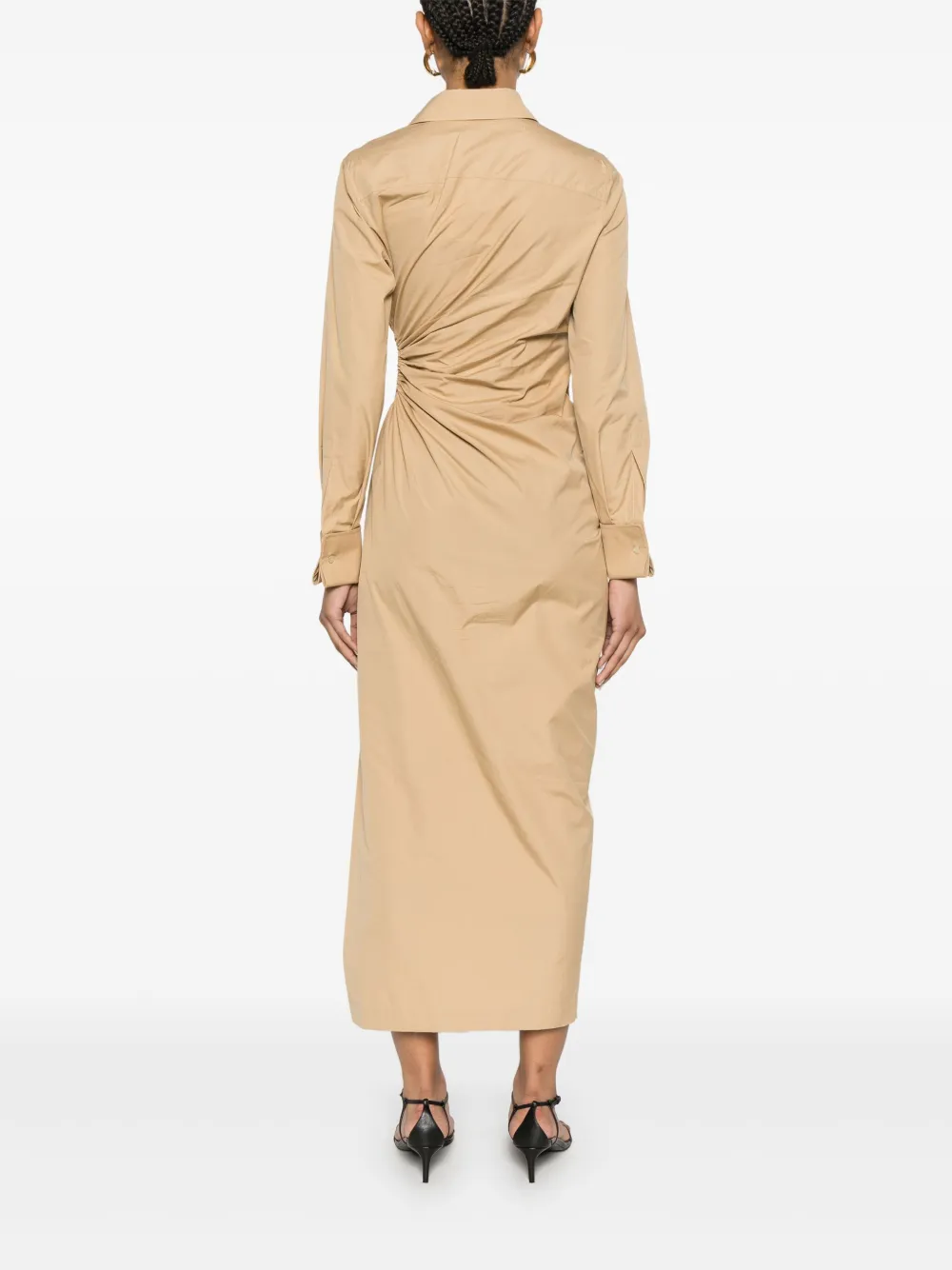 Max Mara Etere midi-jurk Beige