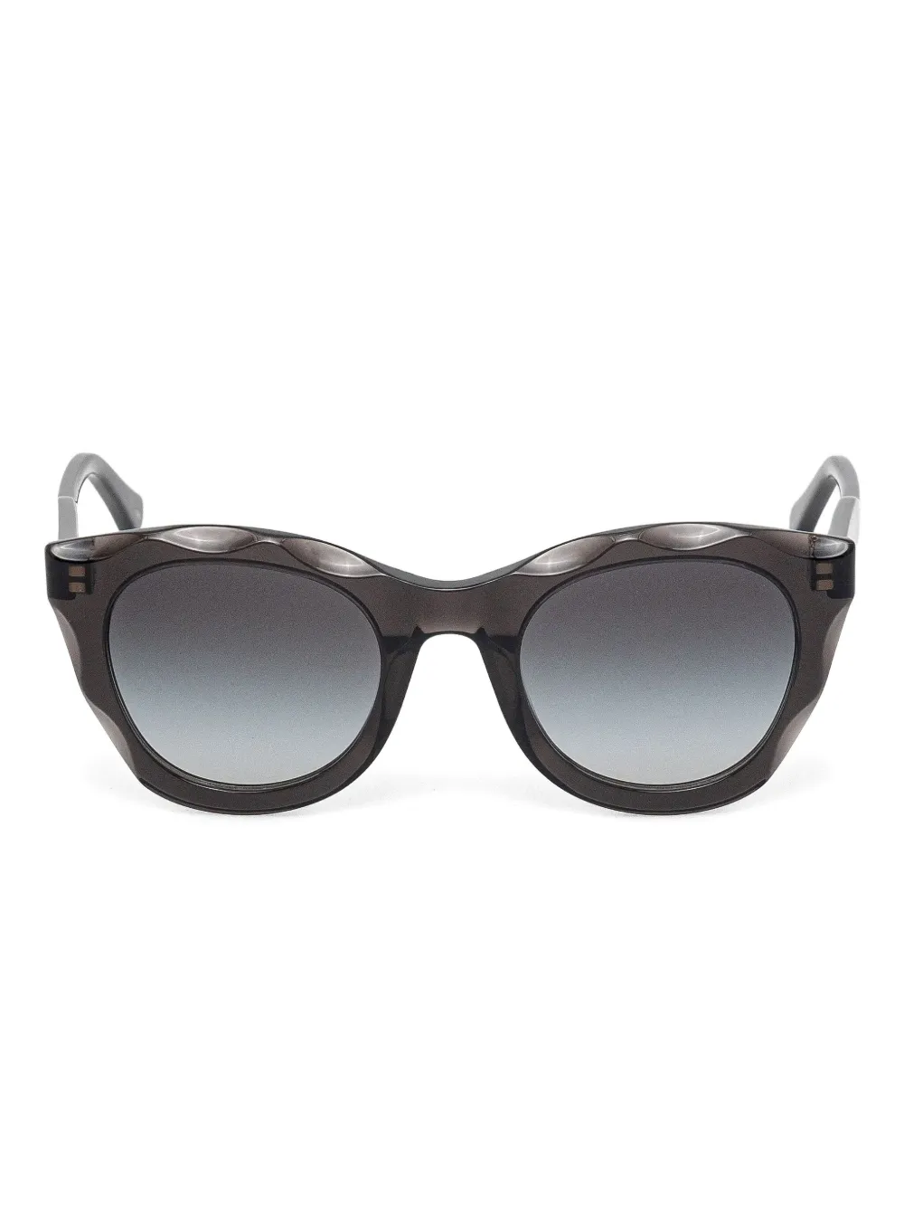 Chloé Eyewear Zonnebril met cat-eye montuur Zwart