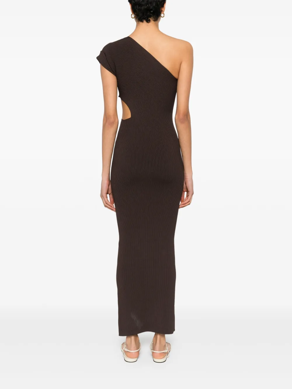 Max Mara Arda maxi-jurk Bruin