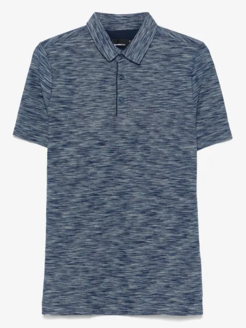 REMUS UOMO mélange-effect polo shirt