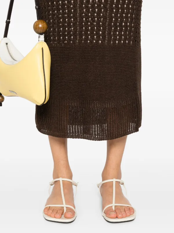 Max Mara Valois Maxi Dress | Brown | FARFETCH