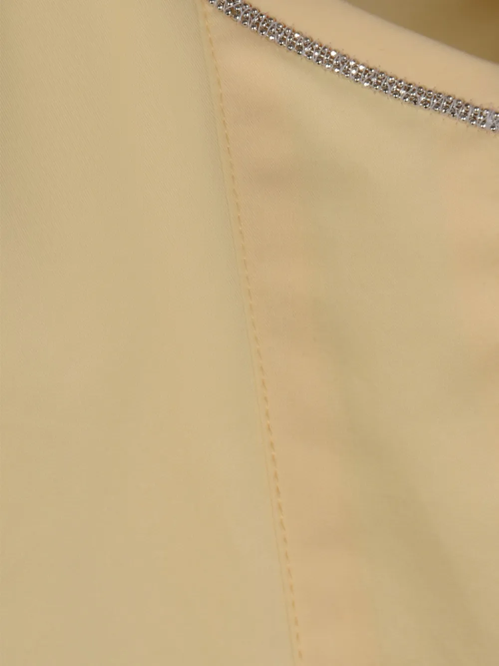 Peserico Tuniek met cropped mouwen Geel