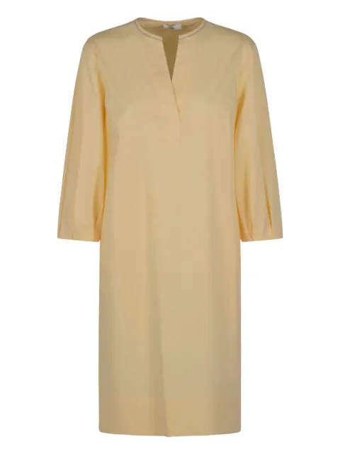 Peserico crop-sleeve tunic dress