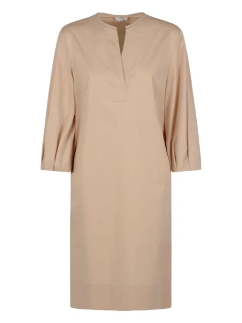 Peserico placket-detail tunic dress