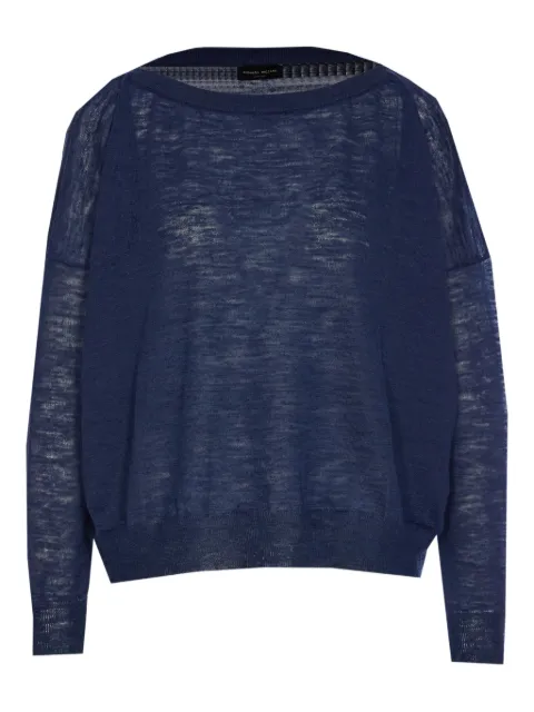 Roberto Collina boat-neck jumper