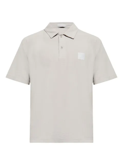 Stone Island playera tipo polo de tejido jersey
