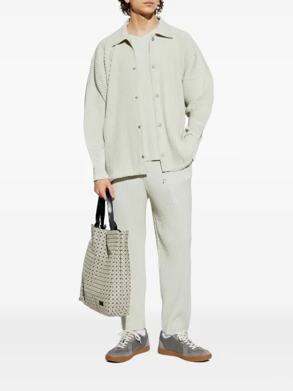 Homme Plissé Issey Miyake プリーツ パンツ | グレー | FARFETCH JP