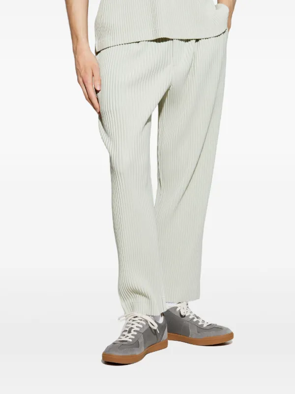 HOMME PLISSÉ ISSEY MIYAKE ライトグレー プリーツパンツ Homme Plissé Issey Miyake プリーツ パンツ | グレー | FARFETCH JP