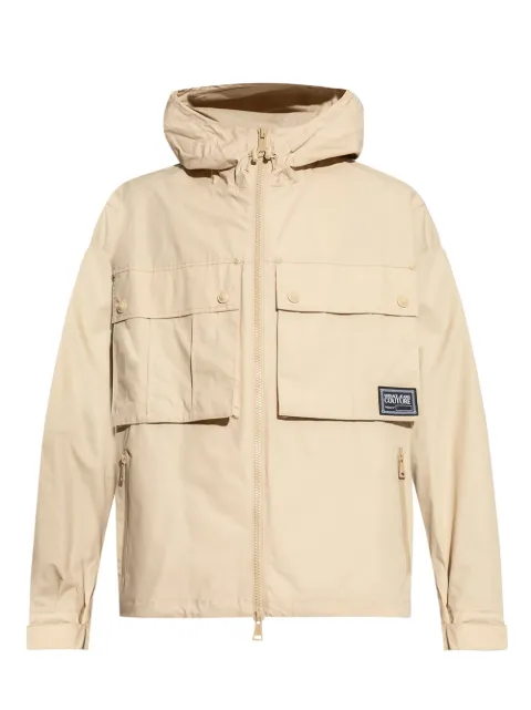 Versace Jeans Couture cotton hooded jacket