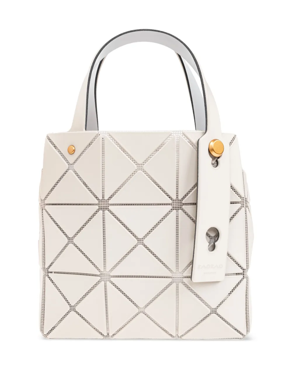 BAO BAO ISSEY MIYAKE GEOMETRIC-PATTERN TOTE BAG