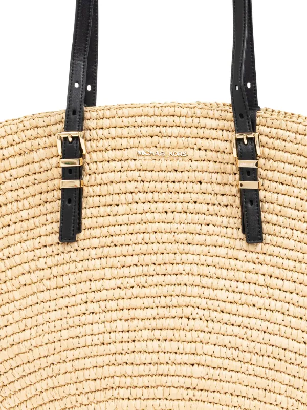 トートバッグ Michael By Michael Kors Isa Tote Bag Isa Large Leather Tote Bag | Michael Kors [US]
